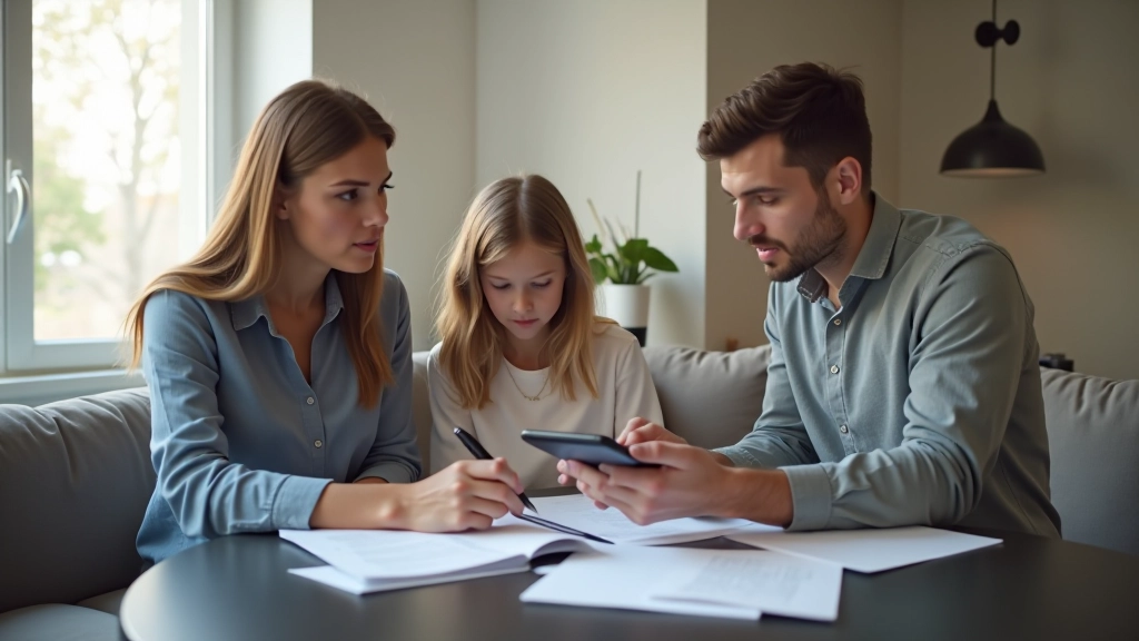 Domácnost se seznamuje s dopadem změn úrokových sazeb na jejich rozpočet